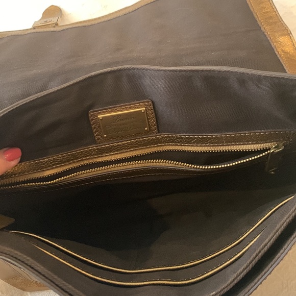 Like new Ralph Lauren copper gold shoulder or comando bag - Picture 5 of 9